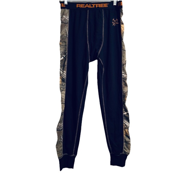 Realtree Men's M 32/34 Camo Base Layer Pants Camping Hunting Outdoor Gorpcore - Picture 1 of 8